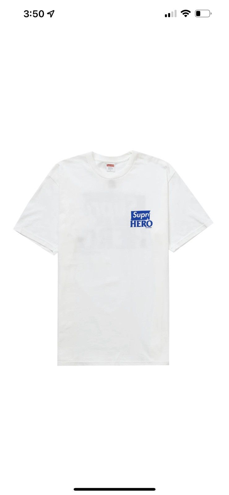 Supreme ANTIHERO Dog Tee (SS22) - $44
