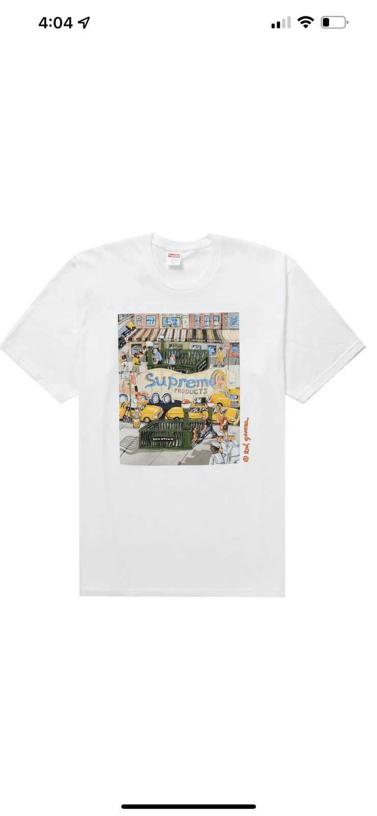 Supreme Manhattan T Shirt | Grailed
