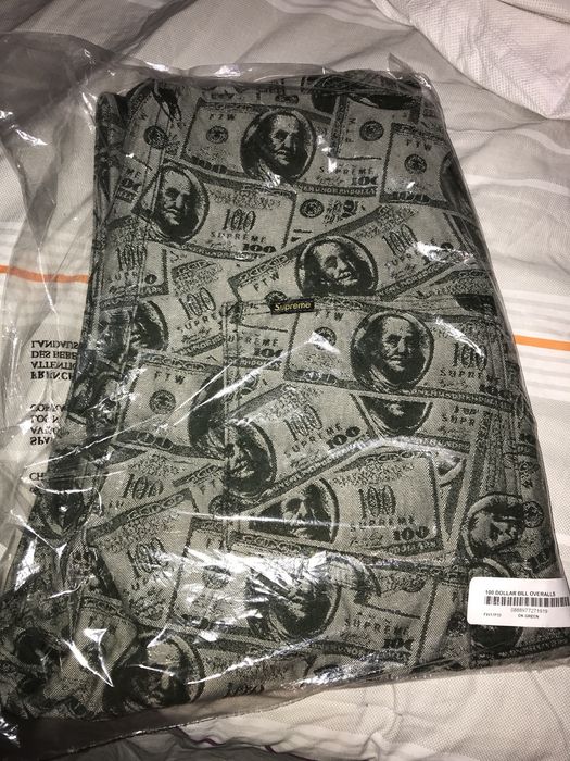 Supreme hotsell money overalls