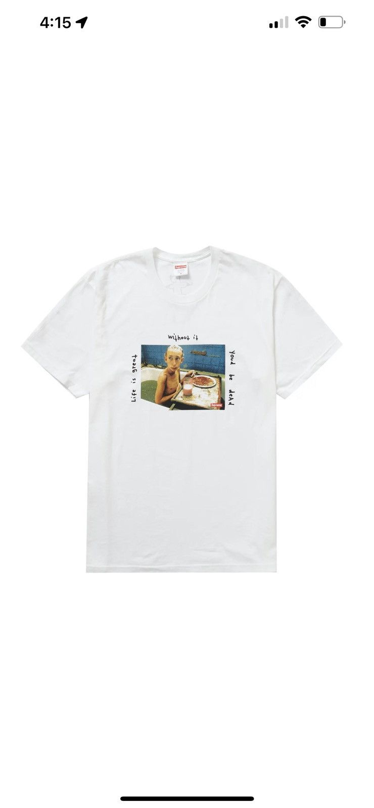 Supreme Tシャツ Lサイズ Gummo Bathtub Tee Supreme - Gummo Bathtub