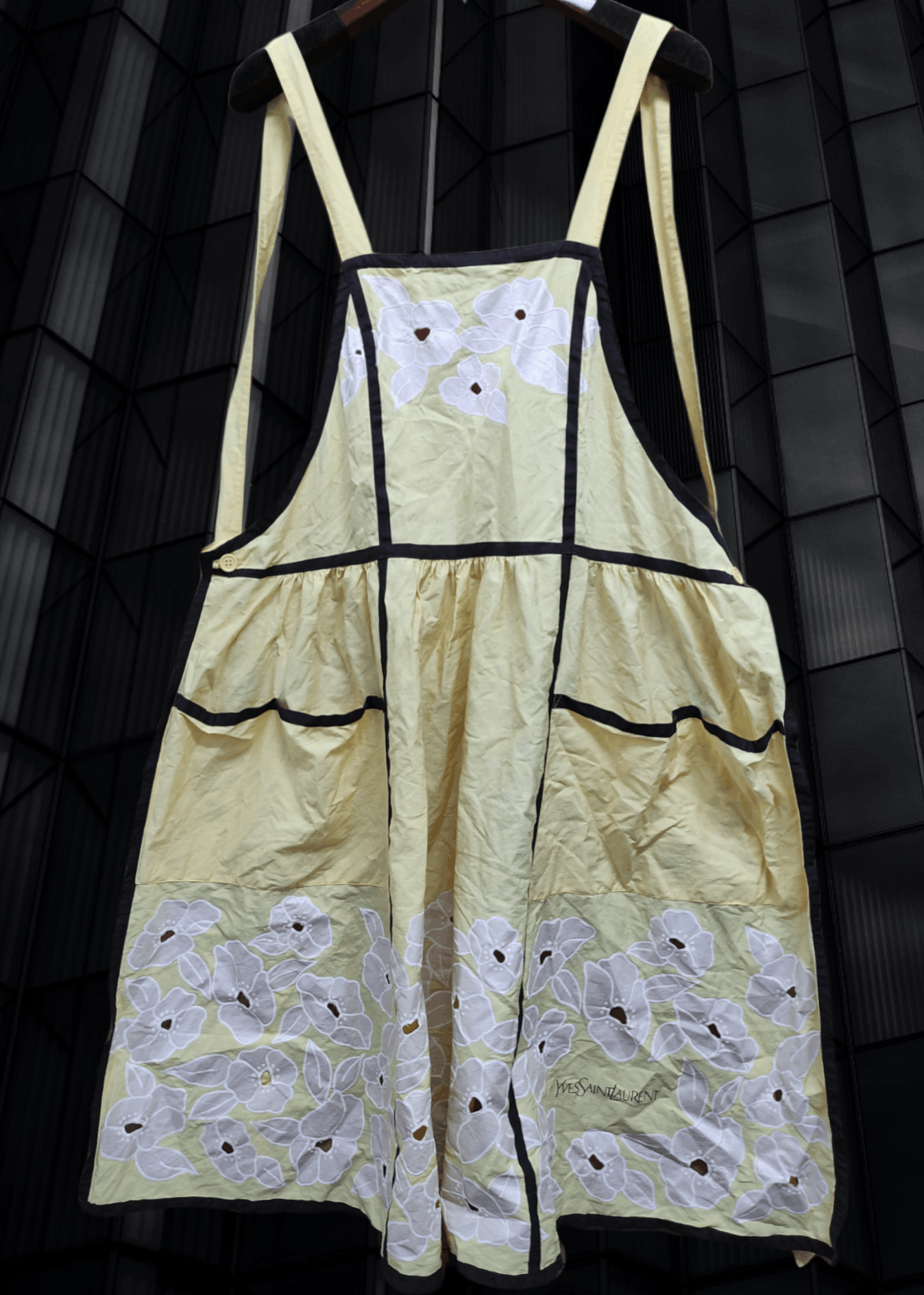 Yves Saint Laurent Yves Saint Laurent Vintage Apron Floral Design Size ONE SIZE - 1 Thumbnail