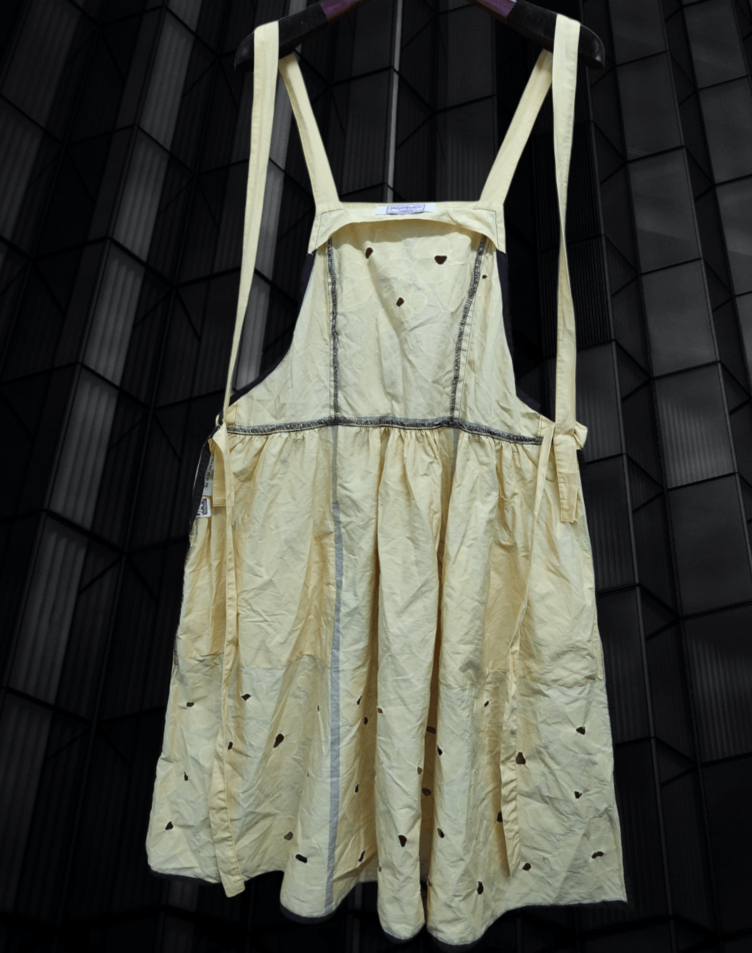 Yves Saint Laurent Yves Saint Laurent Vintage Apron Floral Design Size ONE SIZE - 3 Thumbnail