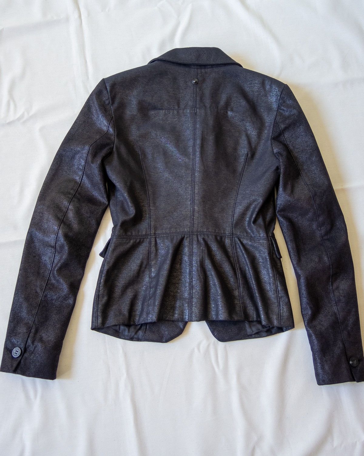 Diesel Diesel leather details blazer Size XXS / US 00 / IT 34 - 2 Thumbnail