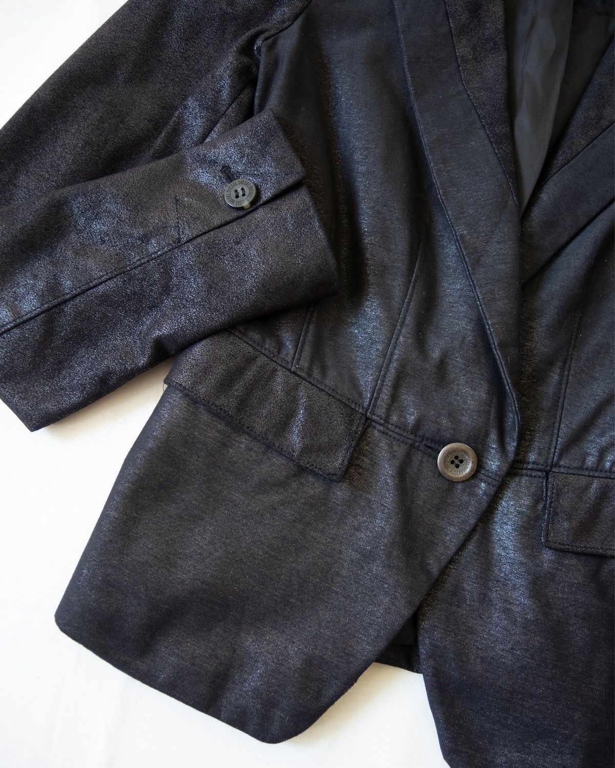 Diesel Diesel leather details blazer Size XXS / US 00 / IT 34 - 5 Thumbnail