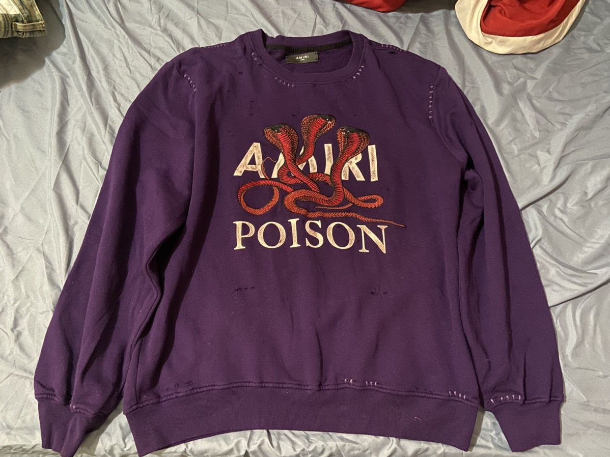 Amiri Amiri poison sweatshirt Size US L / EU 52-54 / 3 - 1 Preview