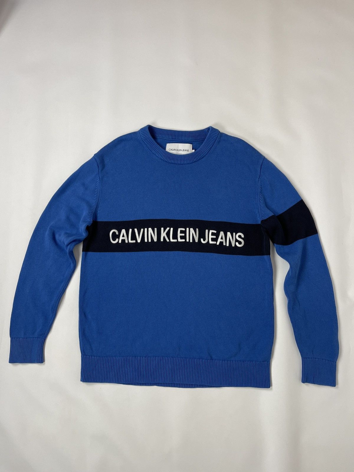 Calvin Klein Calvin Klein Jeans embroidered logo sweater raf simons style Size US S / EU 44-46 / 1 - 3 Thumbnail