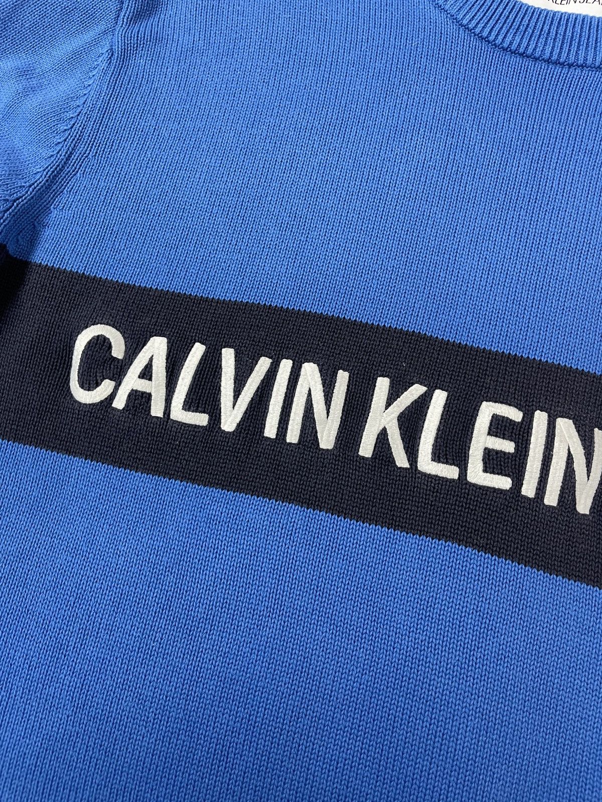 Calvin Klein Calvin Klein Jeans embroidered logo sweater raf simons style Size US S / EU 44-46 / 1 - 8 Thumbnail