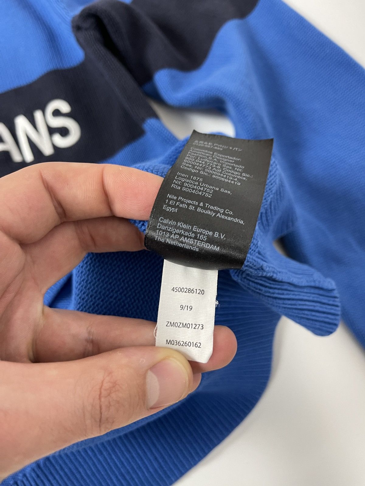 Calvin Klein Calvin Klein Jeans embroidered logo sweater raf simons style Size US S / EU 44-46 / 1 - 11 Thumbnail