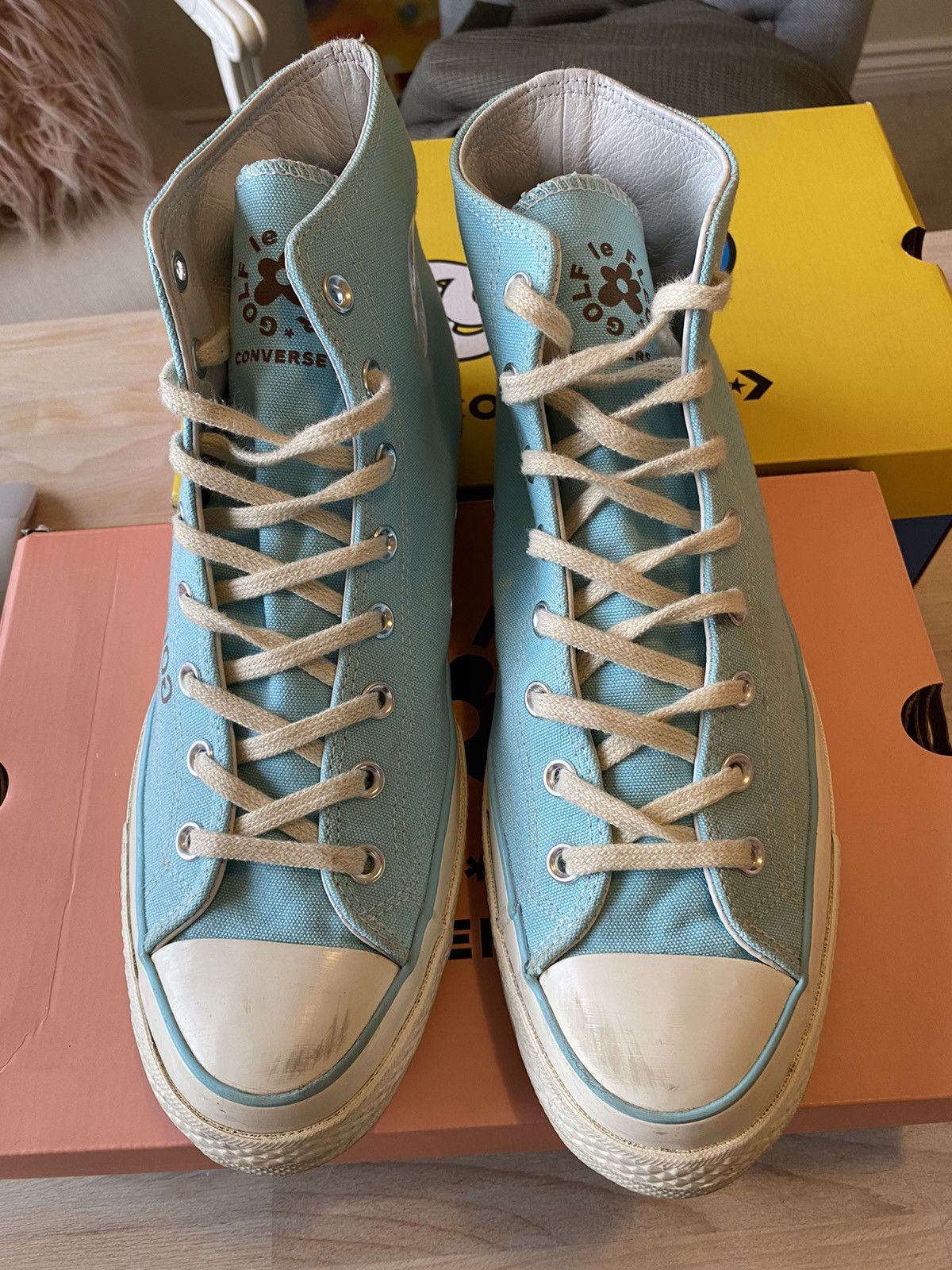 Golf Wang Golf Le Fleur x Chuck 70 VIP 2018 High Blue Cherry Bomb Grailed