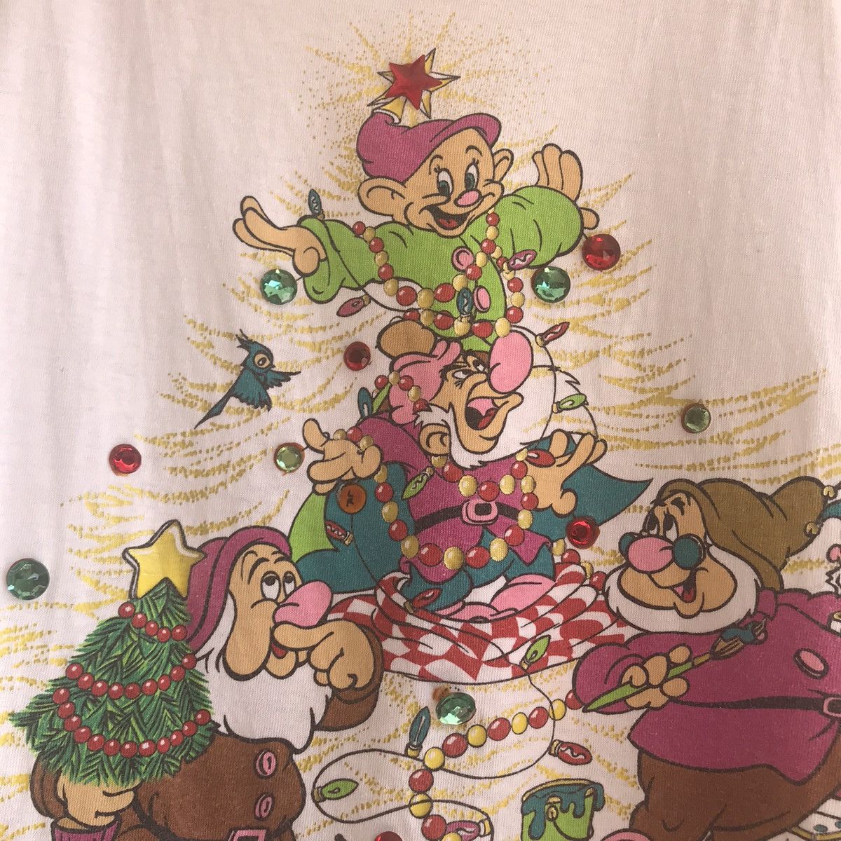 Cartoon Network × Disney × Vintage ‘90s Snow White Seven Dwarves Disney Movie Promo Tee Shirt Size US XXL / EU 58 / 5 - 8 Thumbnail