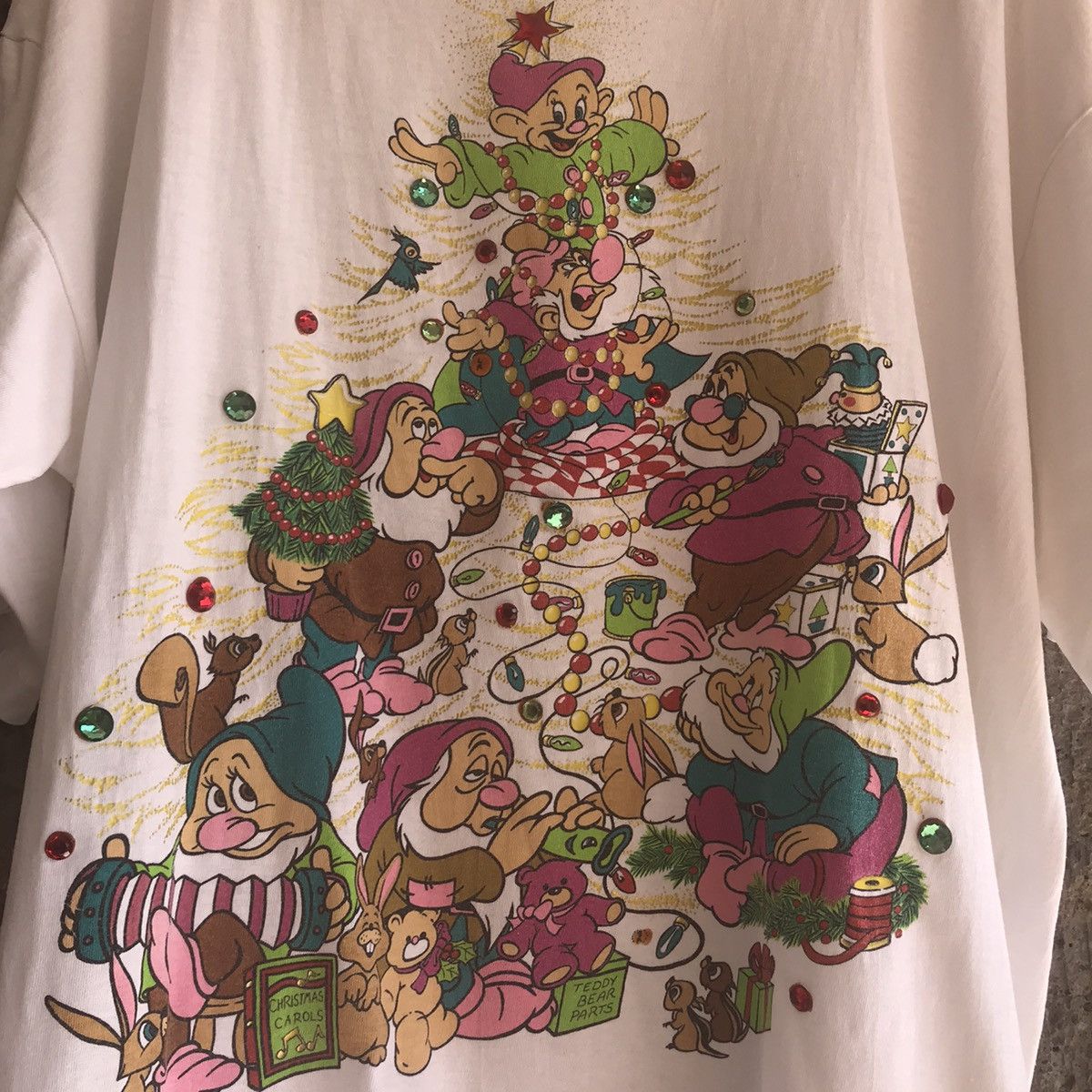 Cartoon Network × Disney × Vintage ‘90s Snow White Seven Dwarves Disney Movie Promo Tee Shirt Size US XXL / EU 58 / 5 - 7 Thumbnail