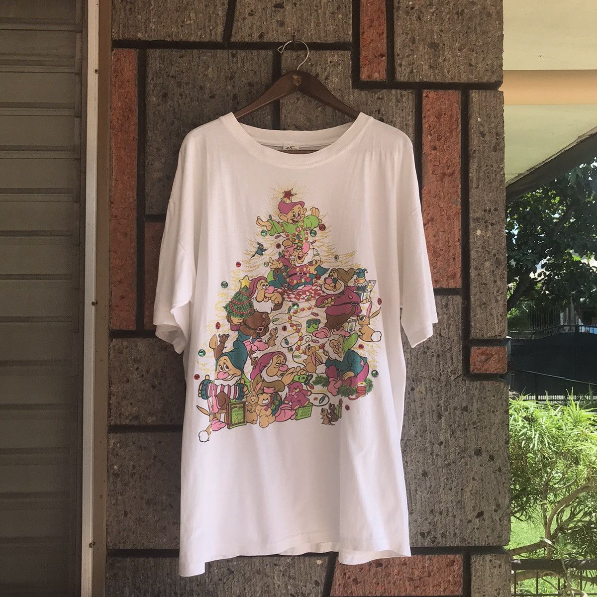 Cartoon Network × Disney × Vintage ‘90s Snow White Seven Dwarves Disney Movie Promo Tee Shirt Size US XXL / EU 58 / 5 - 3 Thumbnail