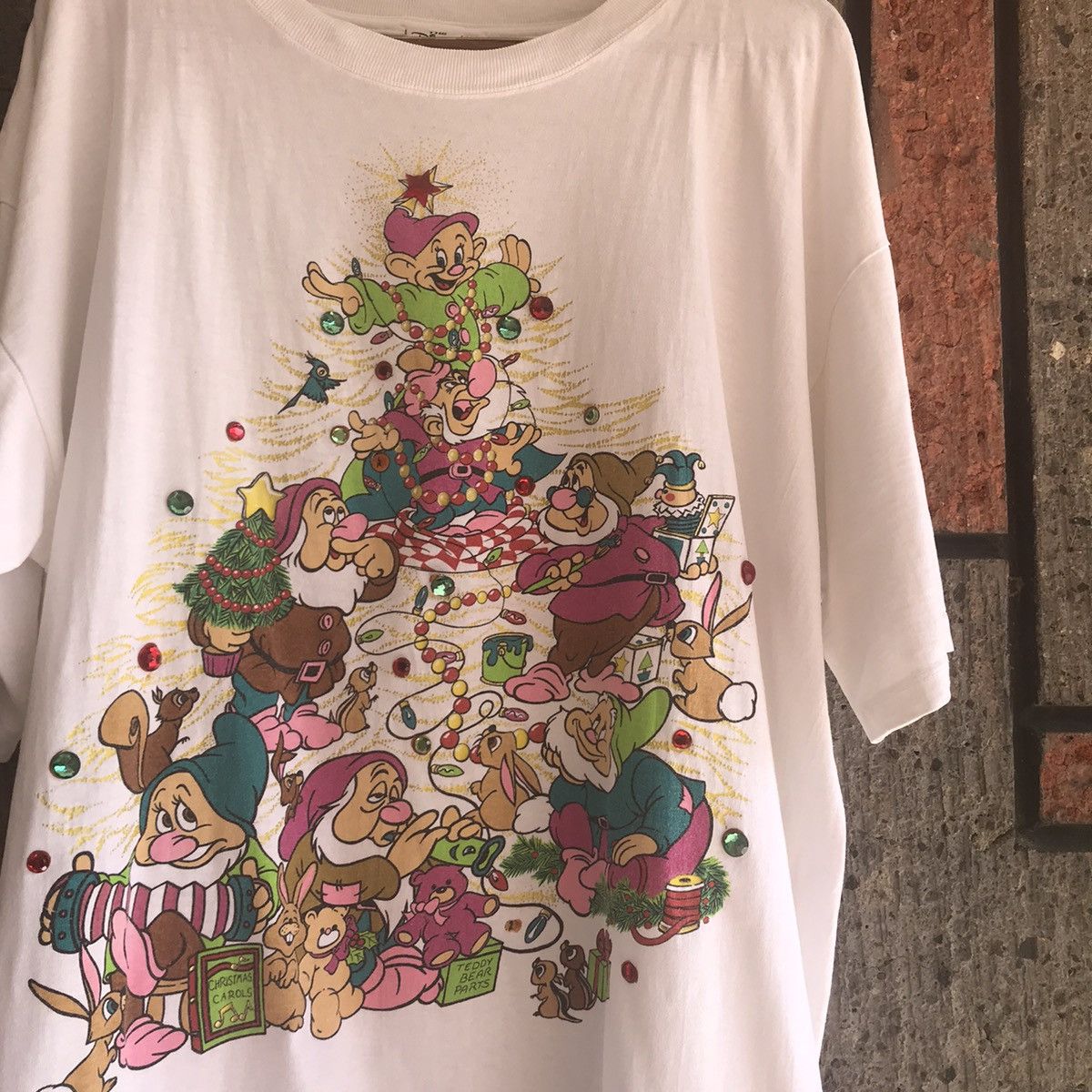 Cartoon Network × Disney × Vintage ‘90s Snow White Seven Dwarves Disney Movie Promo Tee Shirt Size US XXL / EU 58 / 5 - 6 Thumbnail