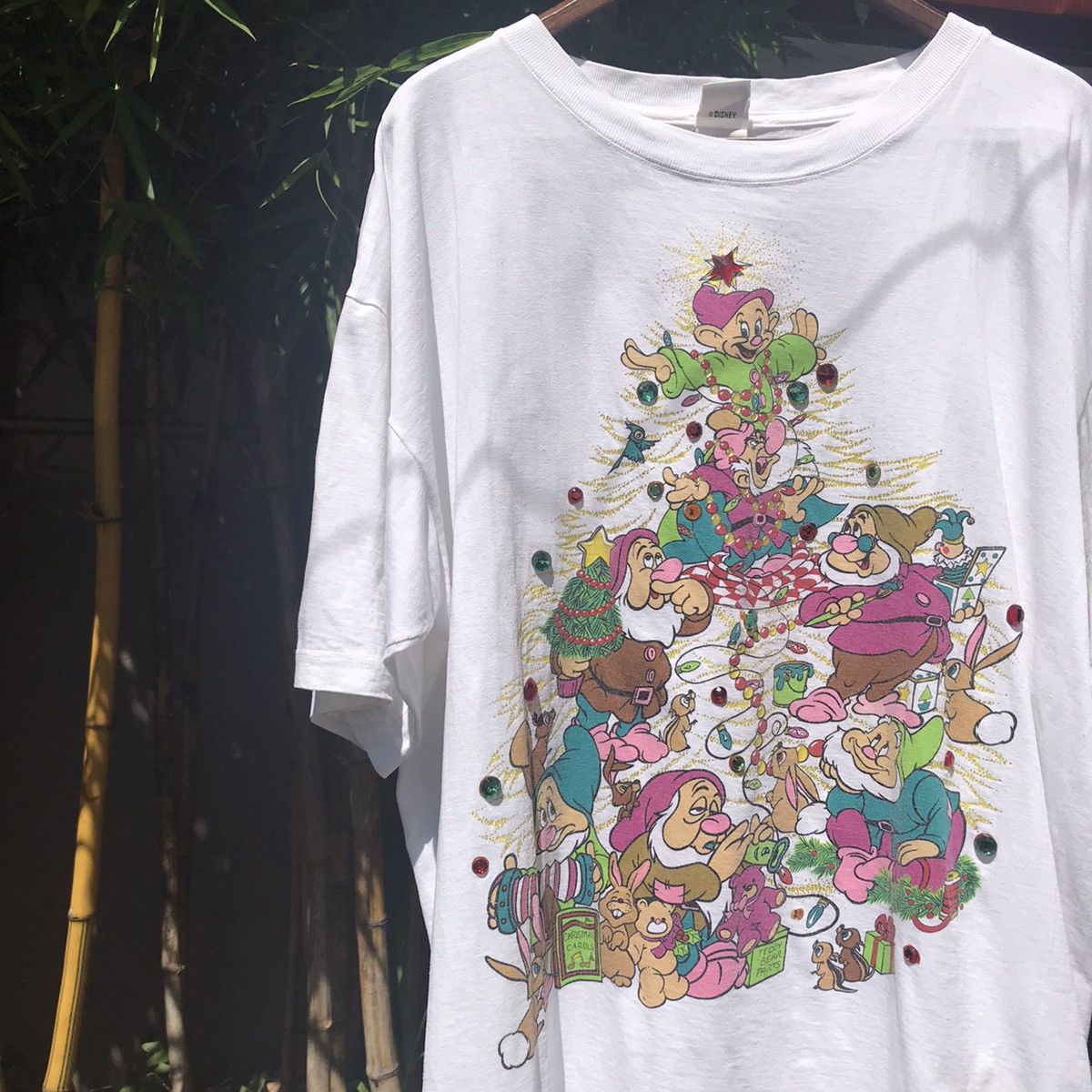 Cartoon Network × Disney × Vintage ‘90s Snow White Seven Dwarves Disney Movie Promo Tee Shirt Size US XXL / EU 58 / 5 - 1 Thumbnail