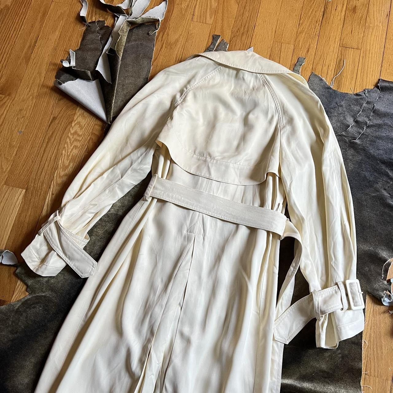 Vince Vince cream light weight belted trench coat size xs Size XS / US 0-2 / IT 36-38 - 2 Thumbnail