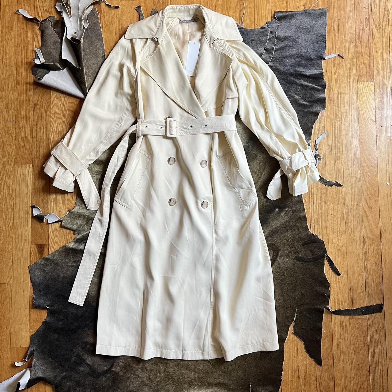 Vince Vince cream light weight belted trench coat size xs Size XS / US 0-2 / IT 36-38 - 1 Thumbnail