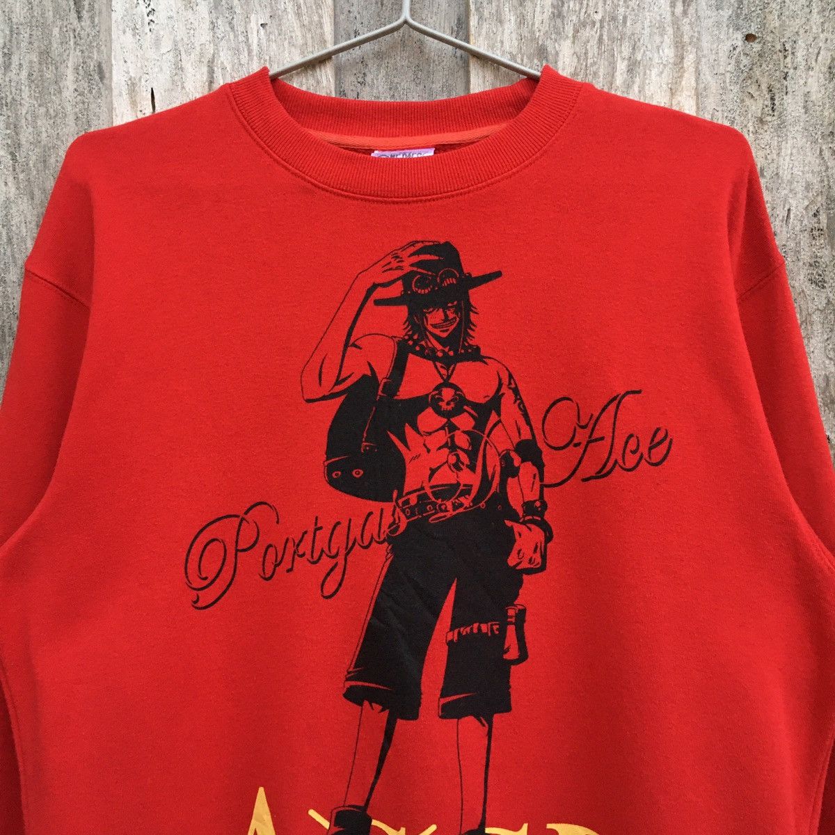 Anime × Japanese Brand × One Piece One Piece Animated Portgas D Ace Sweatshirt Big Logo Size US M / EU 48-50 / 2 - 2 Thumbnail