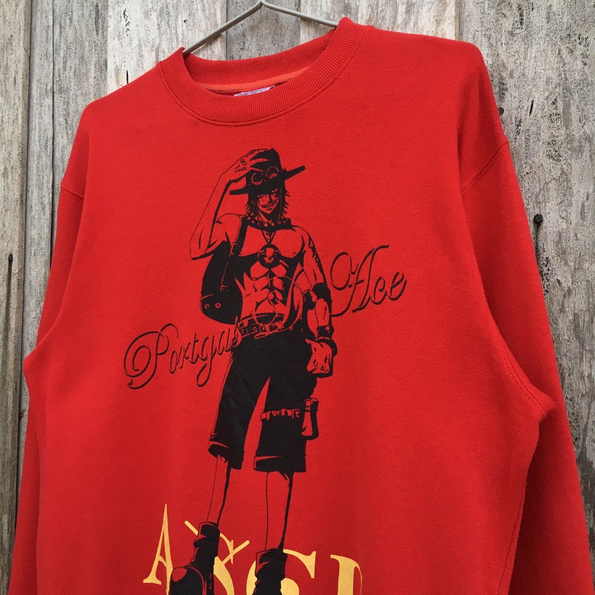 Anime × Japanese Brand × One Piece One Piece Animated Portgas D Ace Sweatshirt Big Logo Size US M / EU 48-50 / 2 - 3 Thumbnail