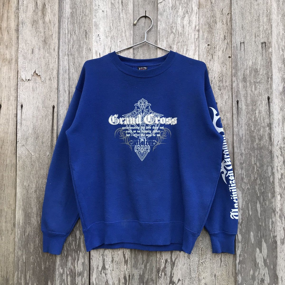 Japanese Brand Vintage Beaumere Grand Cross Spell Out Sweatshirt Big Logo Size US L / EU 52-54 / 3 - 3 Thumbnail
