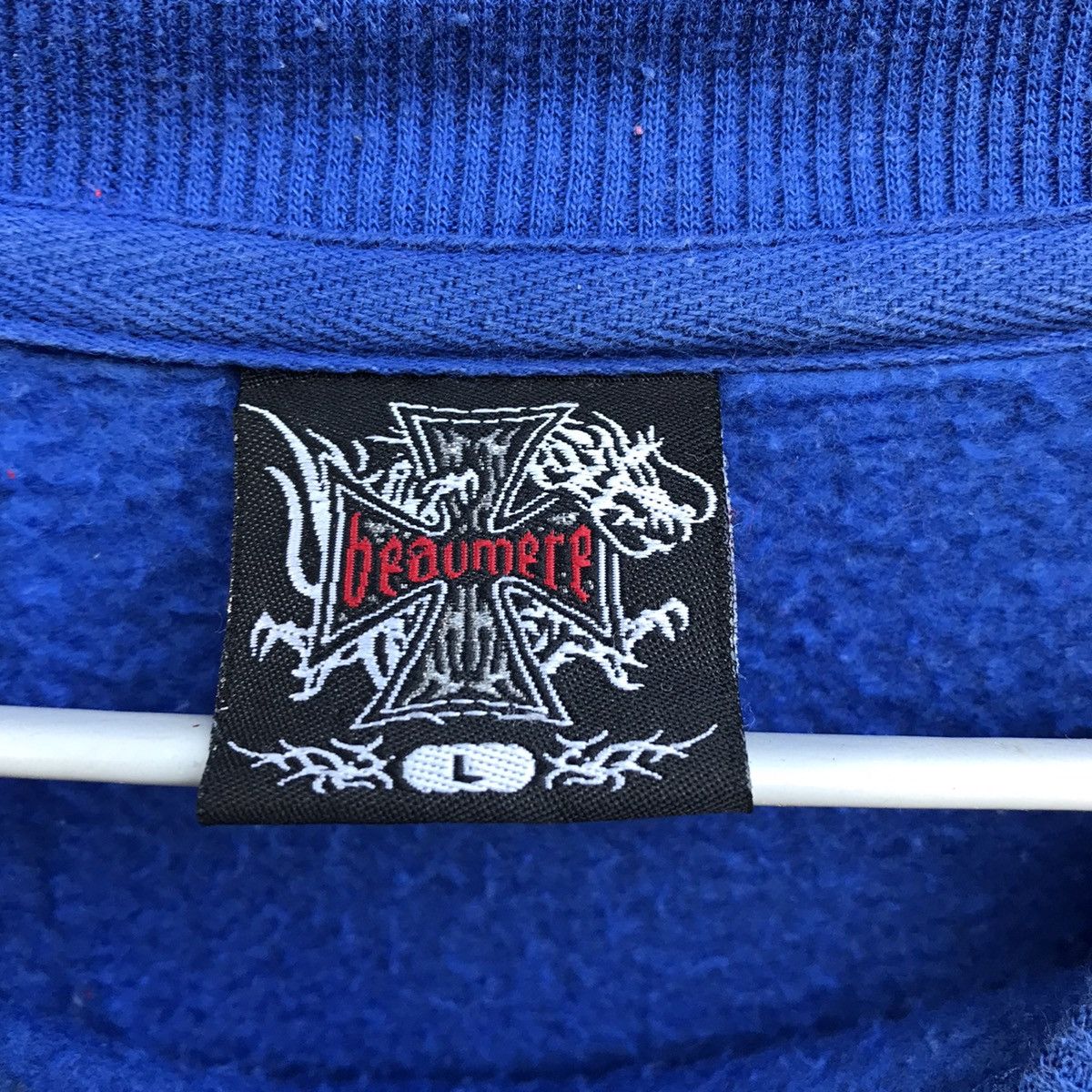 Japanese Brand Vintage Beaumere Grand Cross Spell Out Sweatshirt Big Logo Size US L / EU 52-54 / 3 - 8 Thumbnail