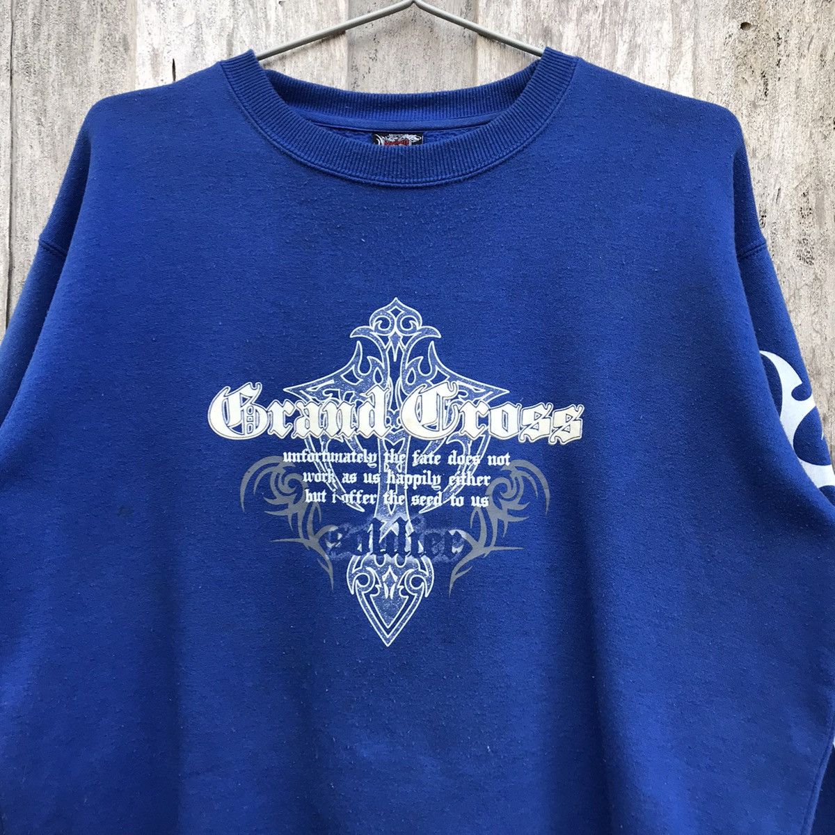 Japanese Brand Vintage Beaumere Grand Cross Spell Out Sweatshirt Big Logo Size US L / EU 52-54 / 3 - 4 Thumbnail