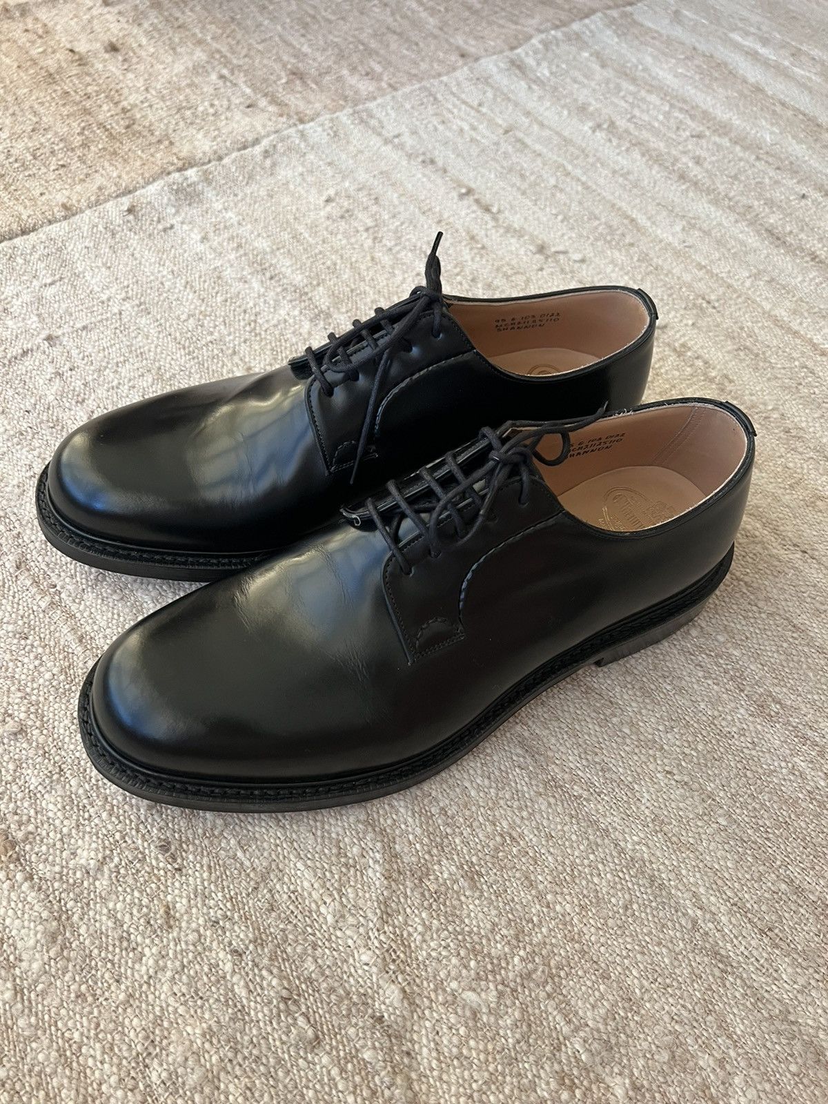 Chaussures Church's Shannon Bordeaux 60G - Derbies En Cuir, Pointure 40 EU/7 US, état Parfait