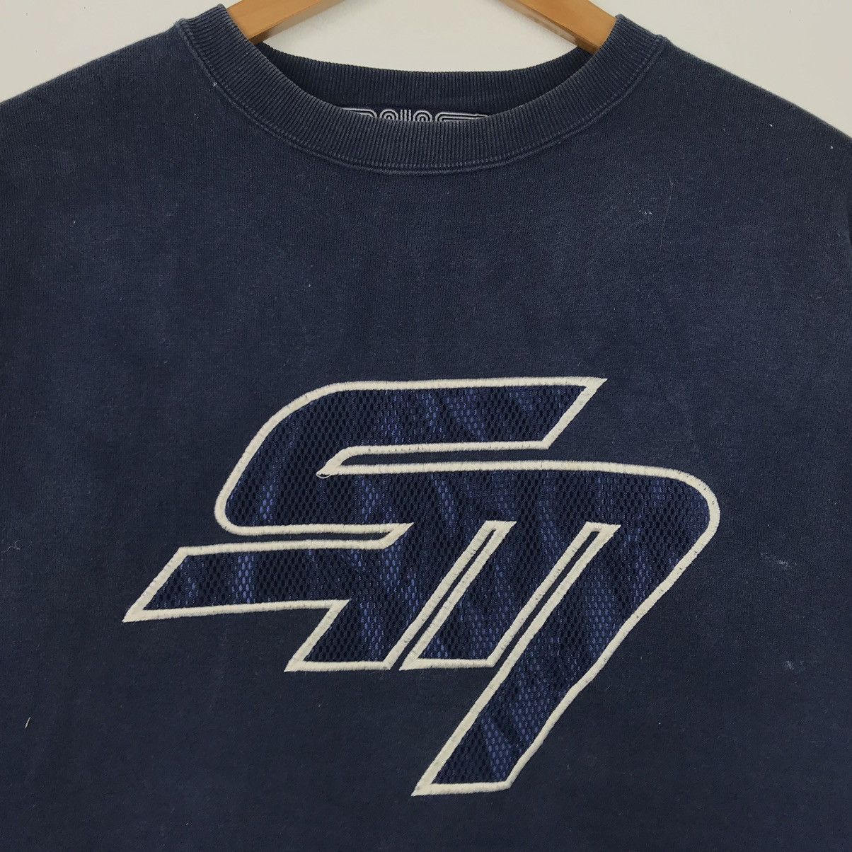 Vintage Vintage Smooth Design Sweatshirt Big Logo Pullover Jumper Size US XL / EU 56 / 4 - 2 Thumbnail