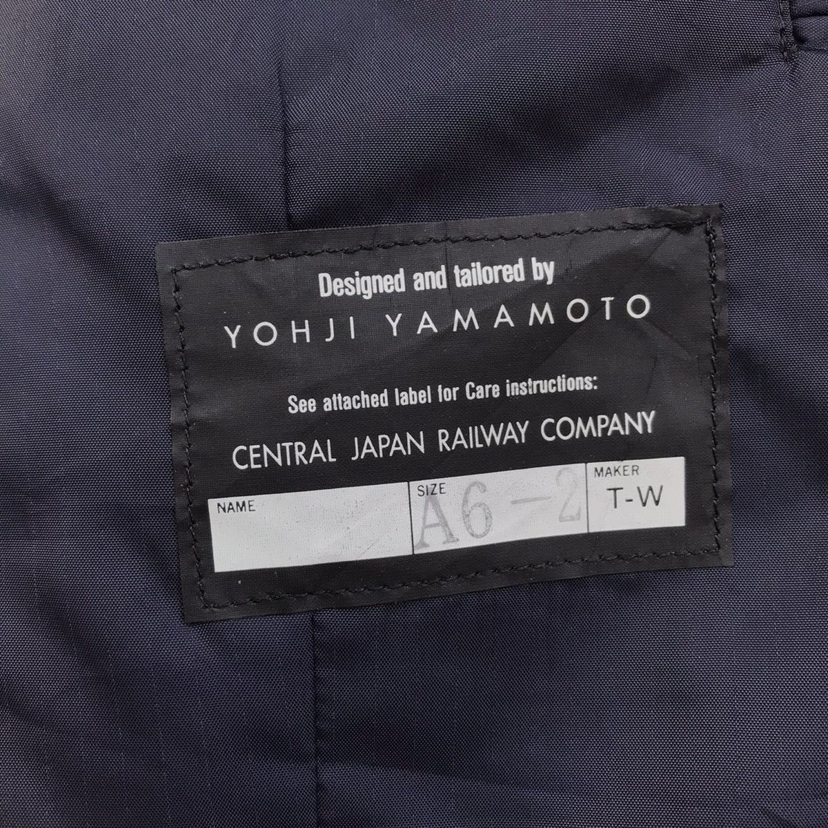 Y's × Yohji Yamamoto Central Japan Railway Company Blazer By Yohji Yamamoto Size US M / EU 48-50 / 2 - 7 Thumbnail