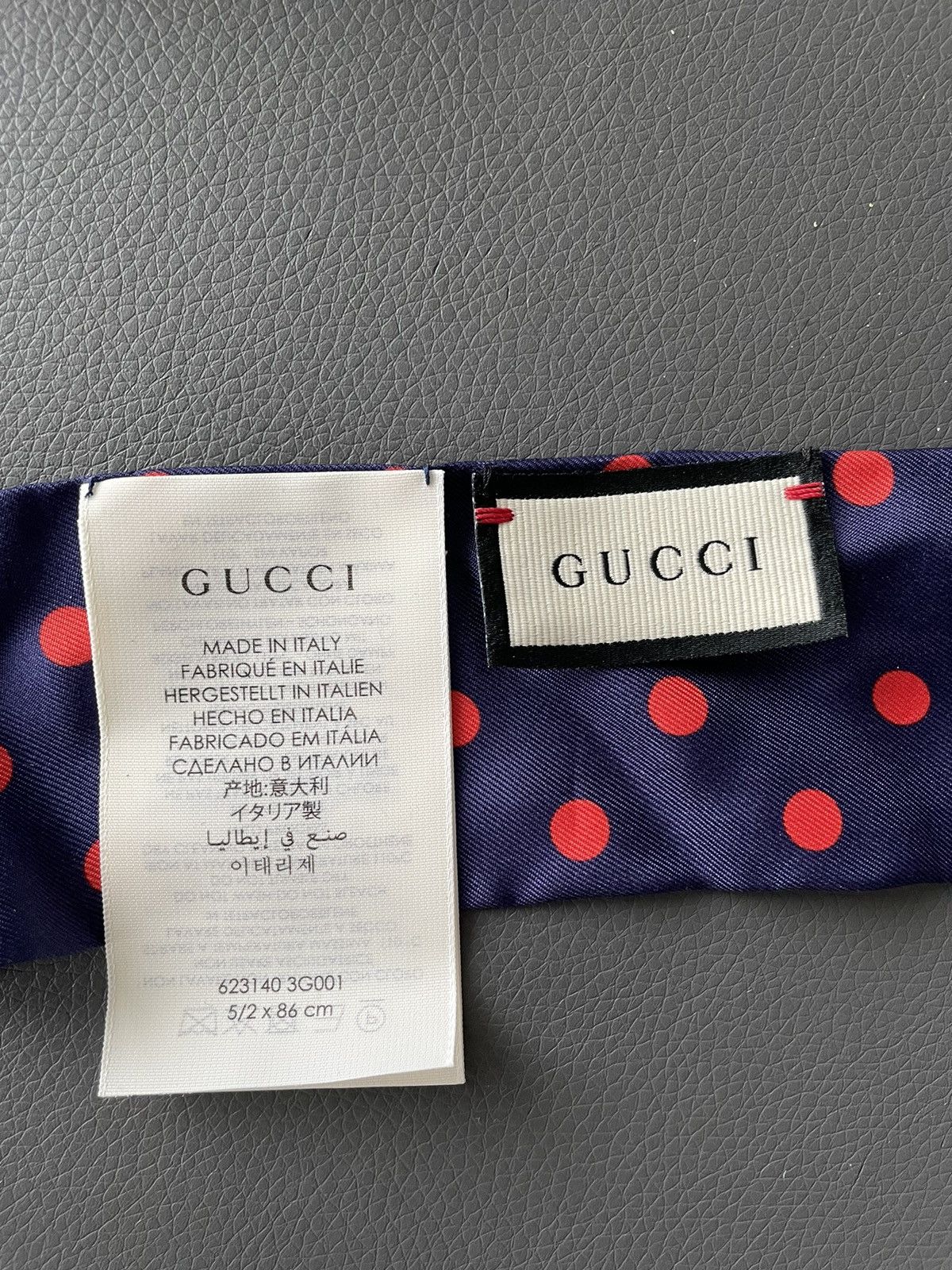 Gucci Brand New Runway Limited Edition Gucci Logo Twilly Rare Size ONE SIZE - 4 Thumbnail