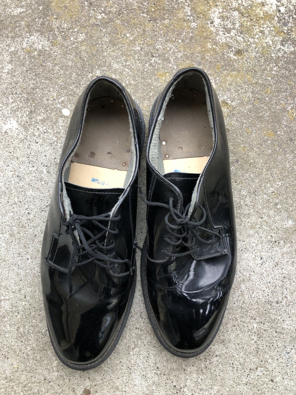 Vintage Vintage shiny patent leather derby derbies Size US 10 / EU 43 - 2 Thumbnail