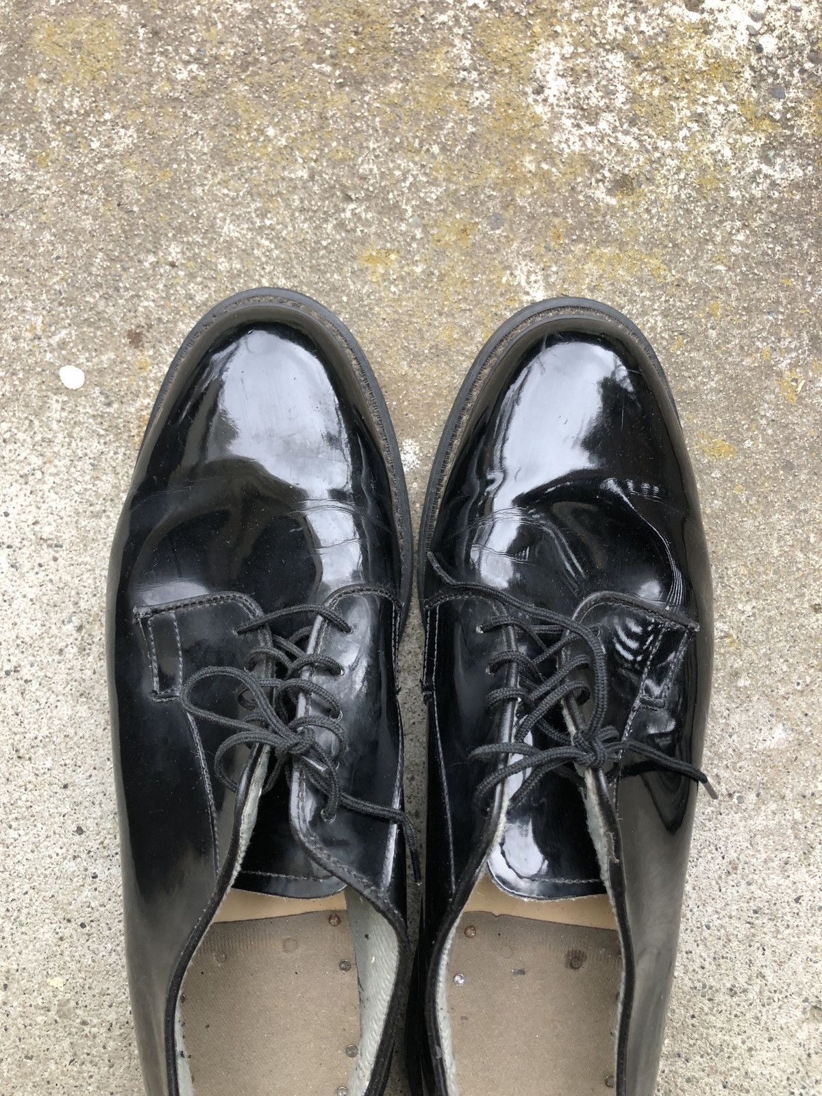 Vintage Vintage shiny patent leather derby derbies Size US 10 / EU 43 - 4 Thumbnail