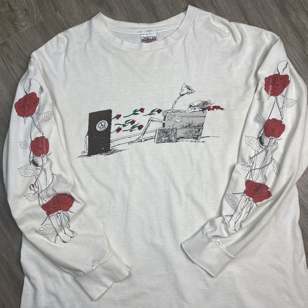 Grateful Dead × Vintage VINTAGE 1989 GRATEFUL DEAD MAXELL PARODY