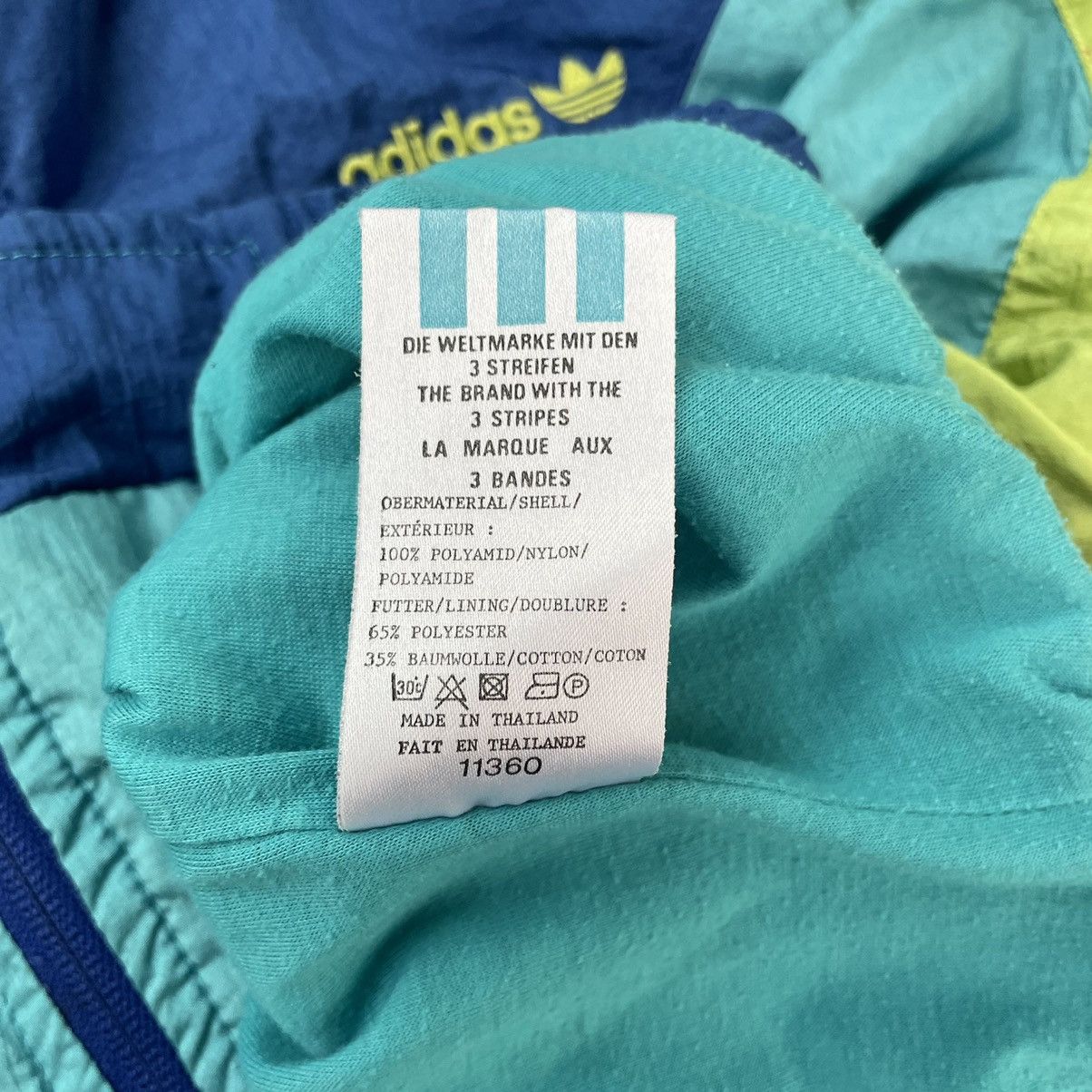 Adidas × Vintage Adidas Vintage Track Suit Jacket zipper Pants 90s Size US L / EU 52-54 / 3 - 8 Thumbnail