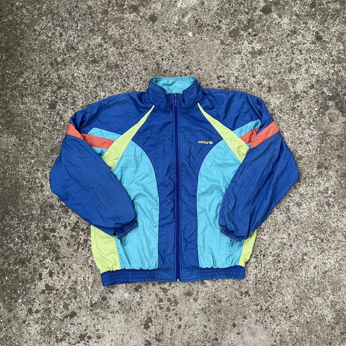 Adidas × Vintage Adidas Vintage Track Suit Jacket zipper Pants 90s Size US L / EU 52-54 / 3 - 2 Thumbnail