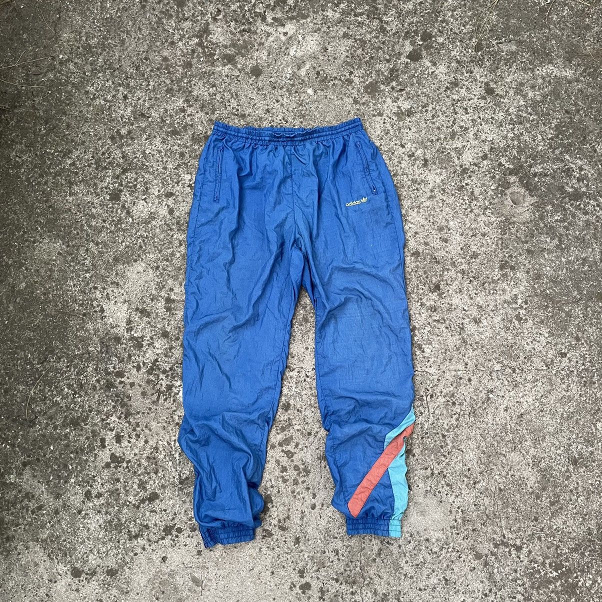 Adidas × Vintage Adidas Vintage Track Suit Jacket zipper Pants 90s Size US L / EU 52-54 / 3 - 3 Thumbnail