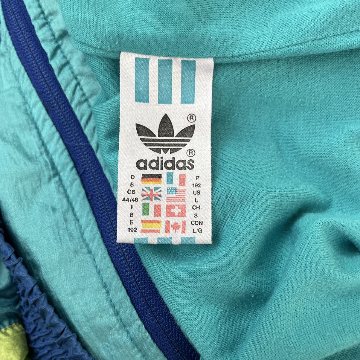Adidas × Vintage Adidas Vintage Track Suit Jacket zipper Pants 90s Size US L / EU 52-54 / 3 - 7 Thumbnail