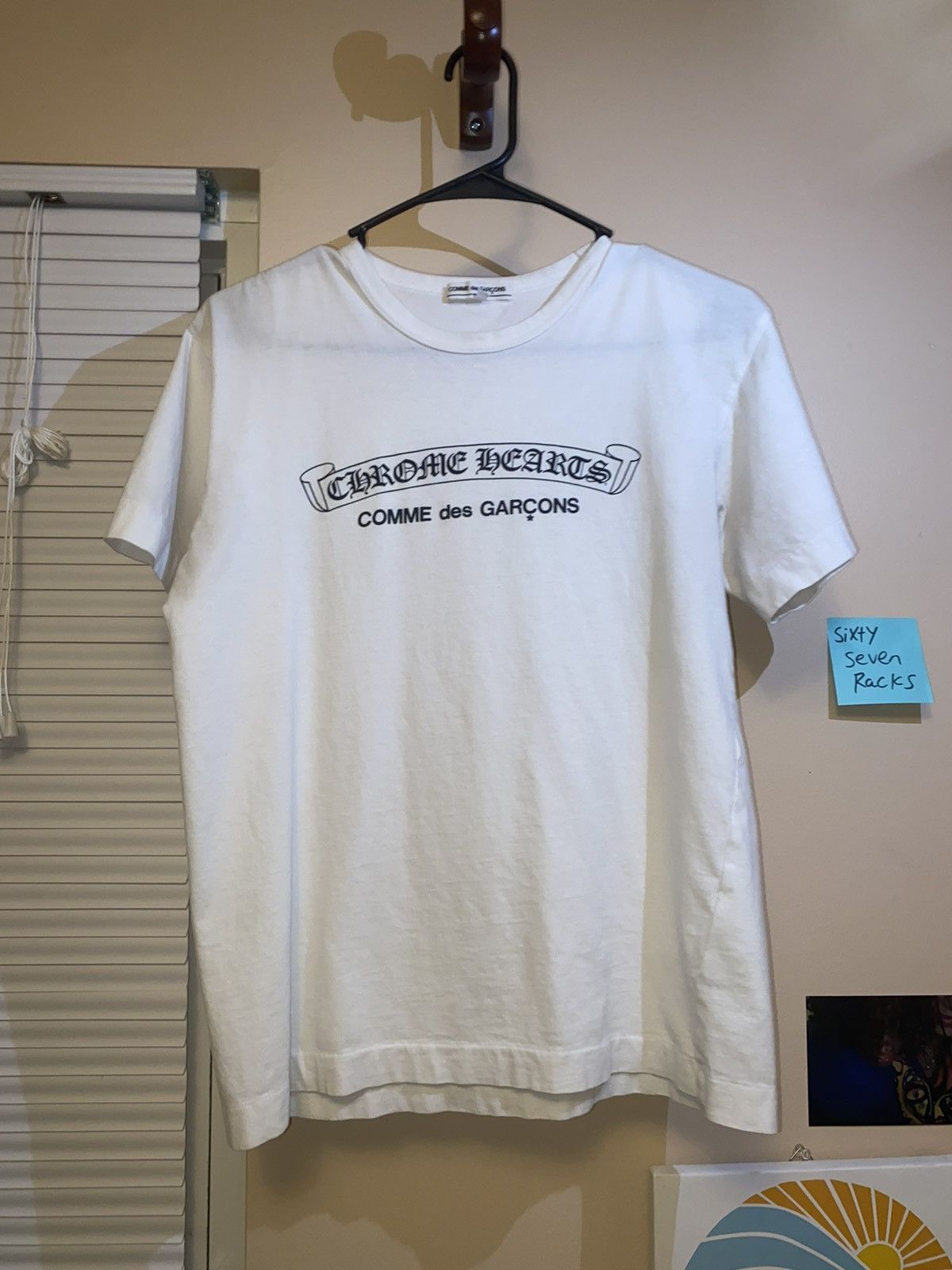 Chrome Hearts × Comme Des Garcons Cdg X Chrome Hearts Tee Shirt Grailed