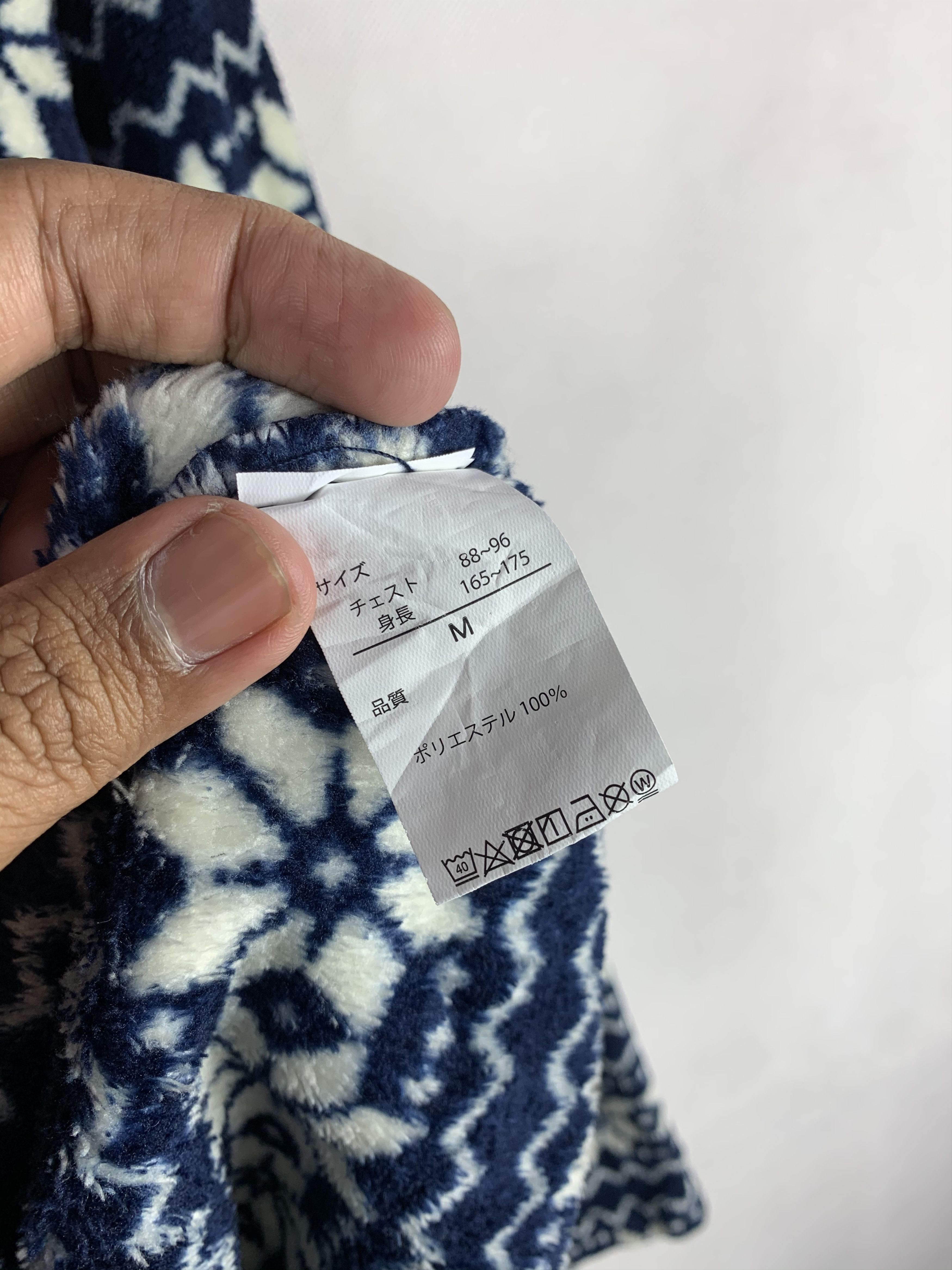 Japanese Brand × Vintage ❄️Vintage Button Up Floral Aztec Fleece Jacket Size US M / EU 48-50 / 2 - 8 Thumbnail
