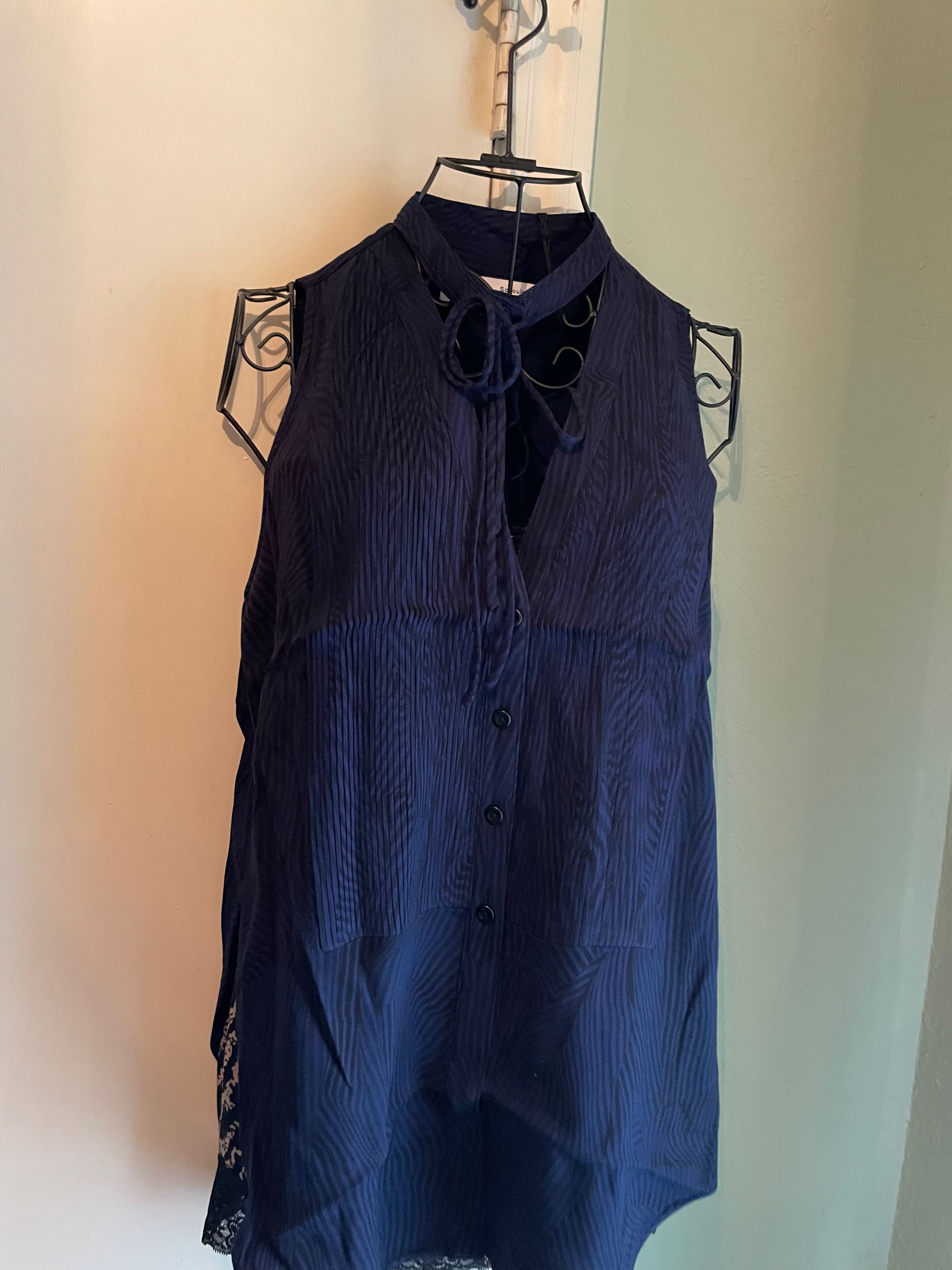Proenza Schouler Proenza Schouler Printed Georgette Tie Front Top Size M / US 6-8 / IT 42-44 - 1 Thumbnail