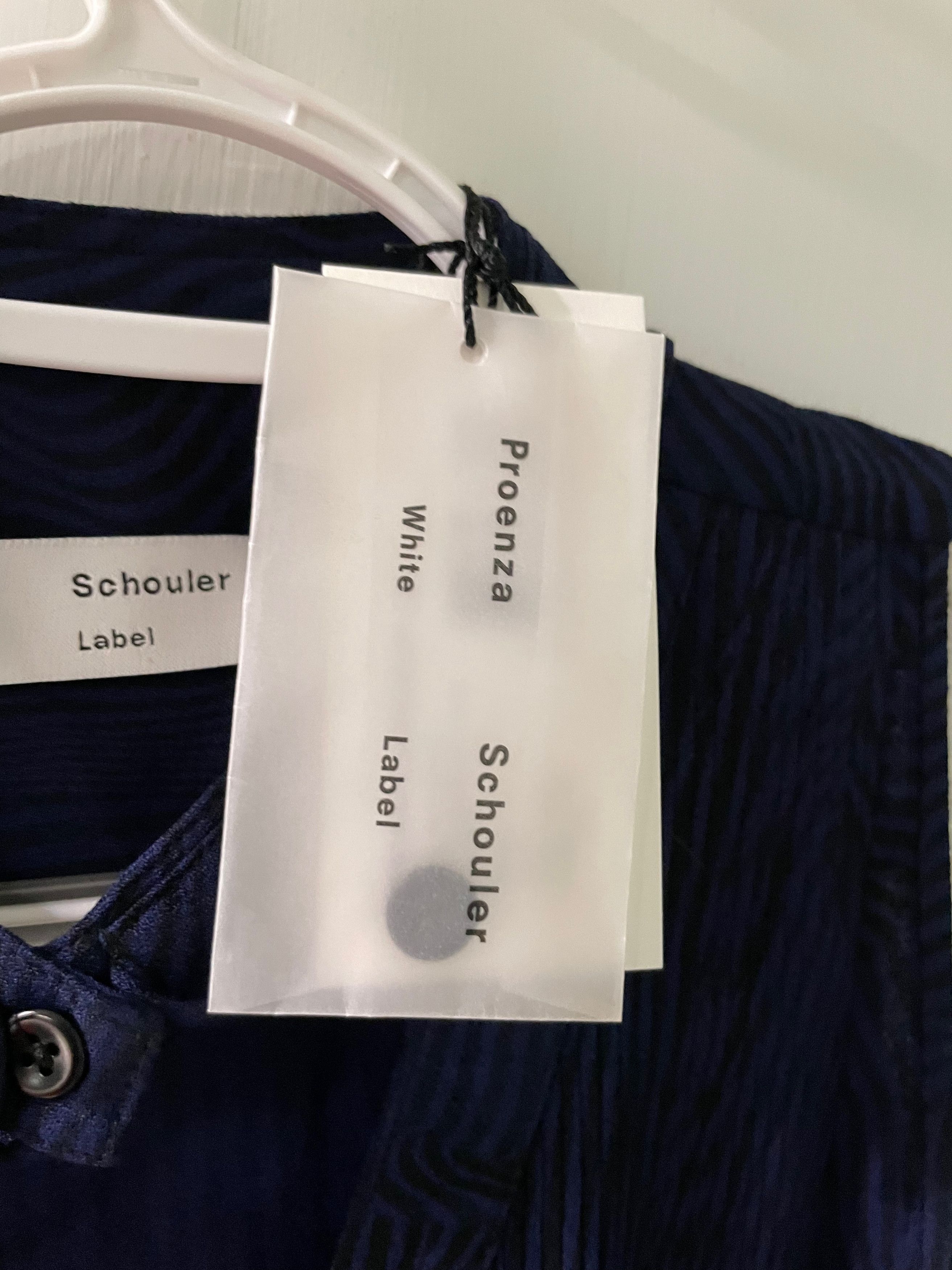 Proenza Schouler Proenza Schouler Printed Georgette Tie Front Top Size M / US 6-8 / IT 42-44 - 3 Thumbnail