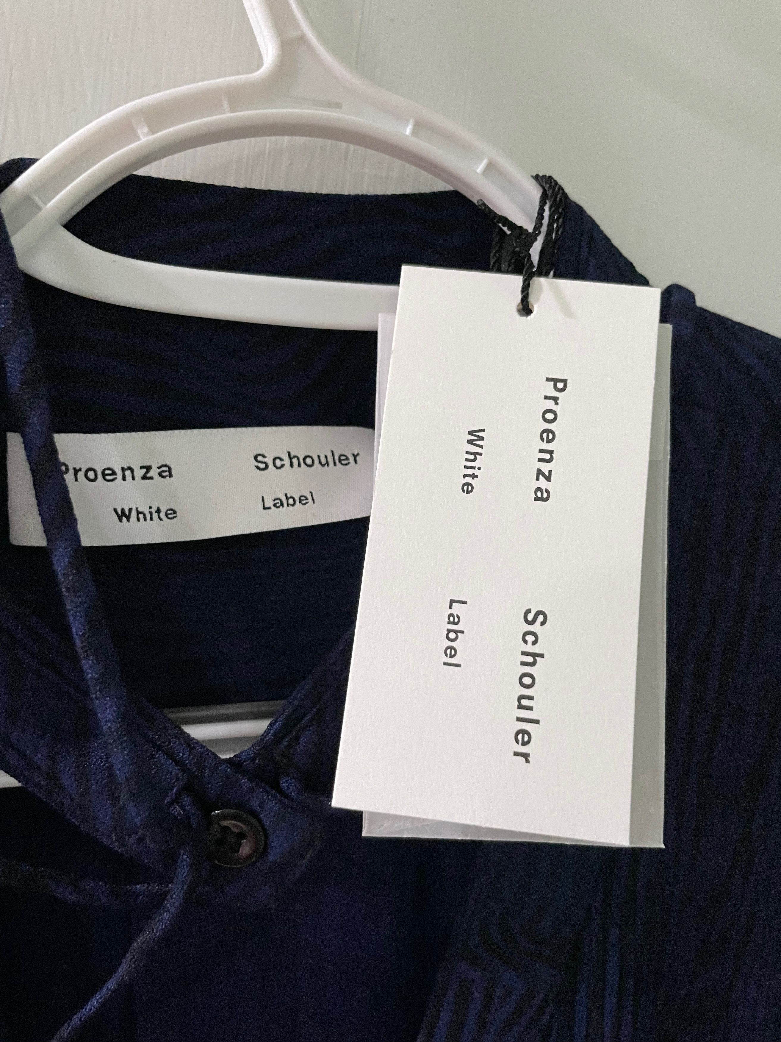 Proenza Schouler Proenza Schouler Printed Georgette Tie Front Top Size M / US 6-8 / IT 42-44 - 2 Thumbnail
