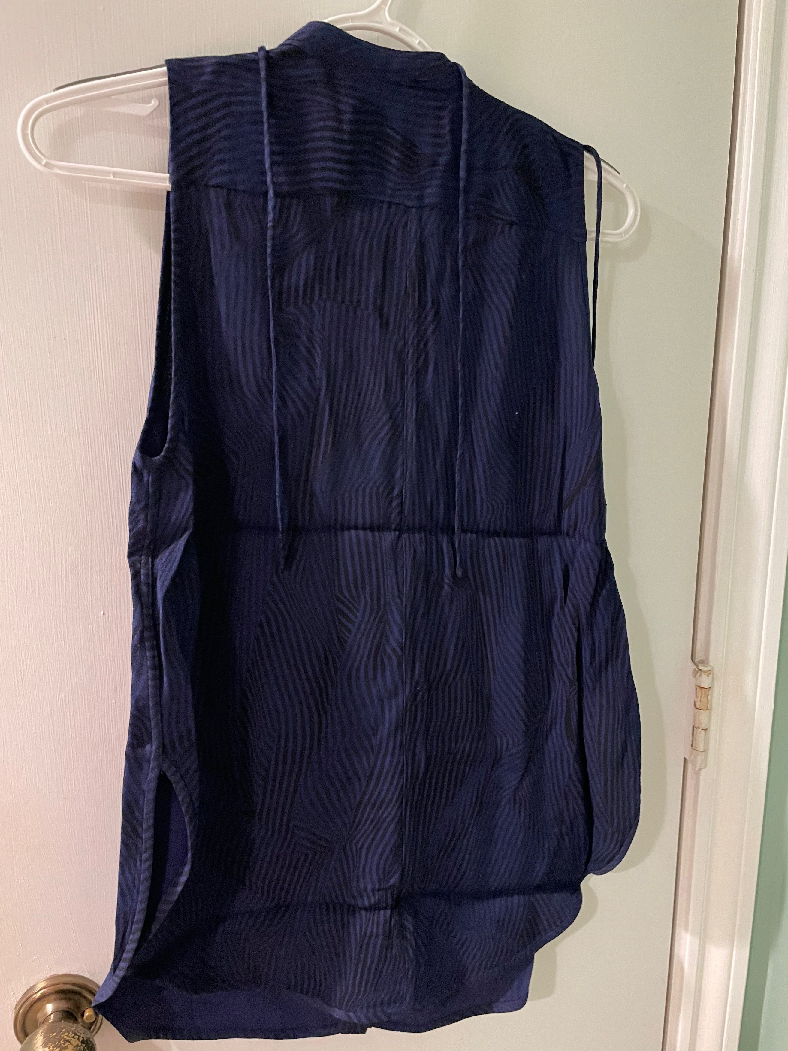 Proenza Schouler Proenza Schouler Printed Georgette Tie Front Top Size M / US 6-8 / IT 42-44 - 4 Thumbnail
