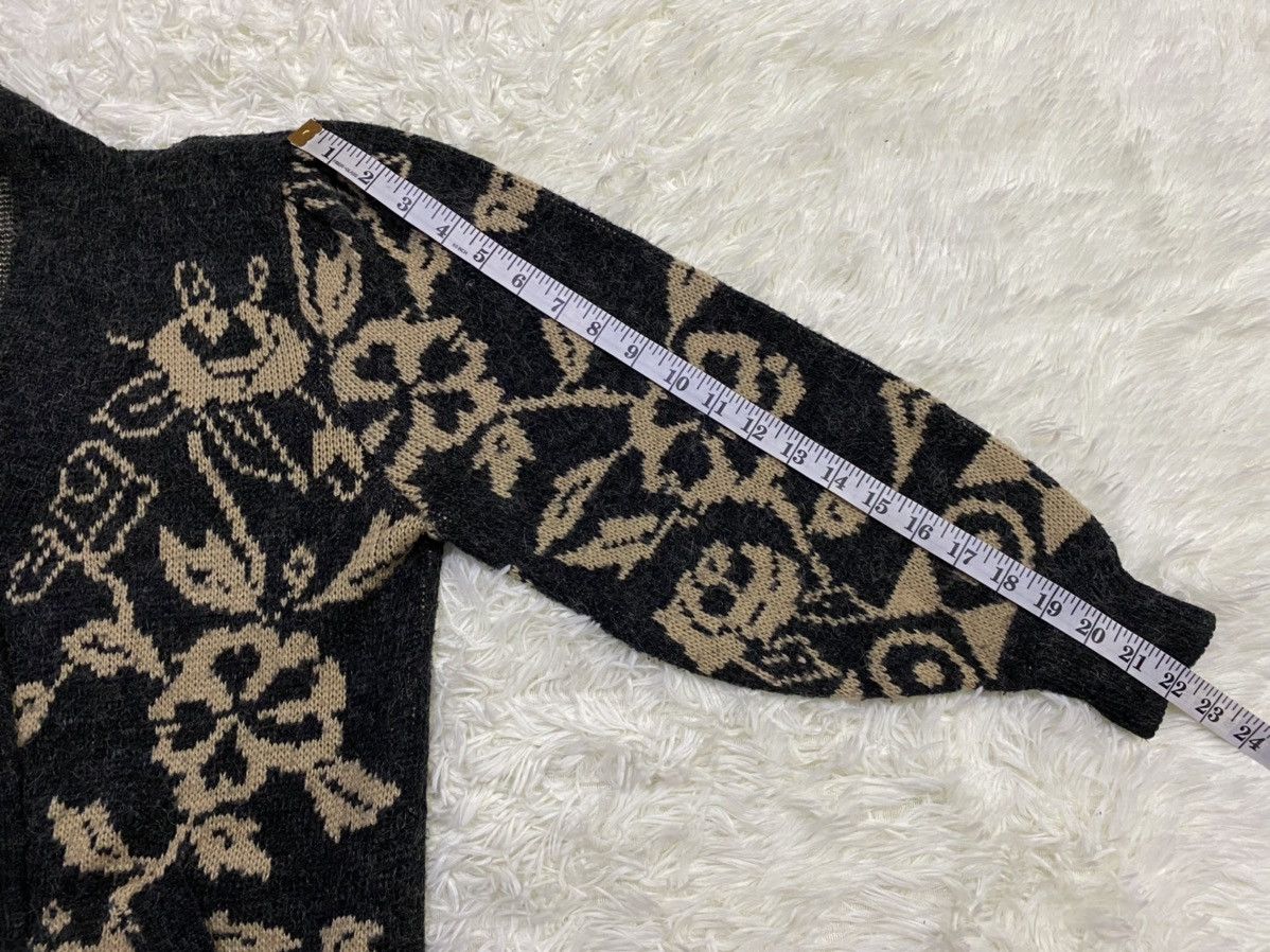 Other Wool Blend Floral Wrapped Knit Cardigan Sweater Size M / US 6-8 / IT 42-44 - 17 Thumbnail