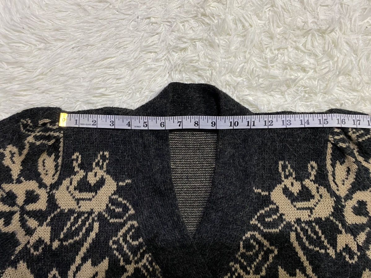 Other Wool Blend Floral Wrapped Knit Cardigan Sweater Size M / US 6-8 / IT 42-44 - 16 Thumbnail
