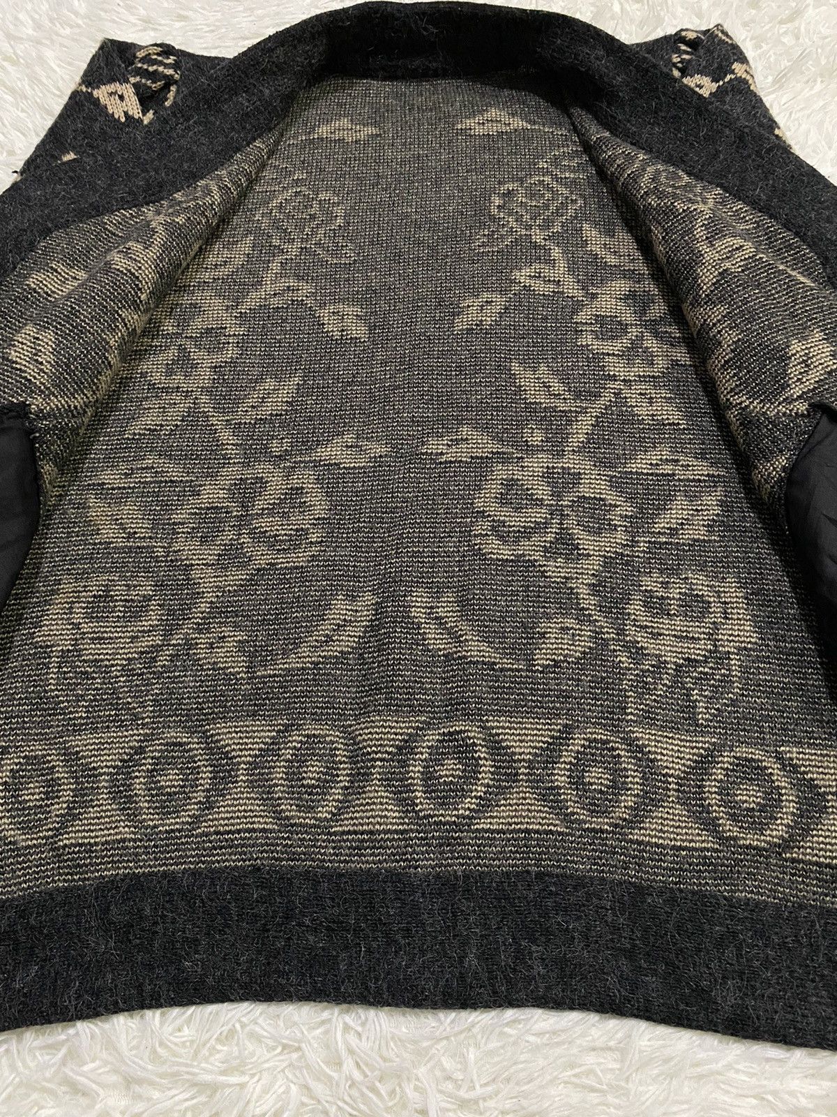Other Wool Blend Floral Wrapped Knit Cardigan Sweater Size M / US 6-8 / IT 42-44 - 7 Thumbnail
