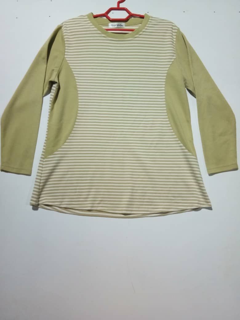 Designer × Japanese Brand Yurina Striped Long Sleeve T-Shirt Size US L / EU 52-54 / 3 - 1 Thumbnail