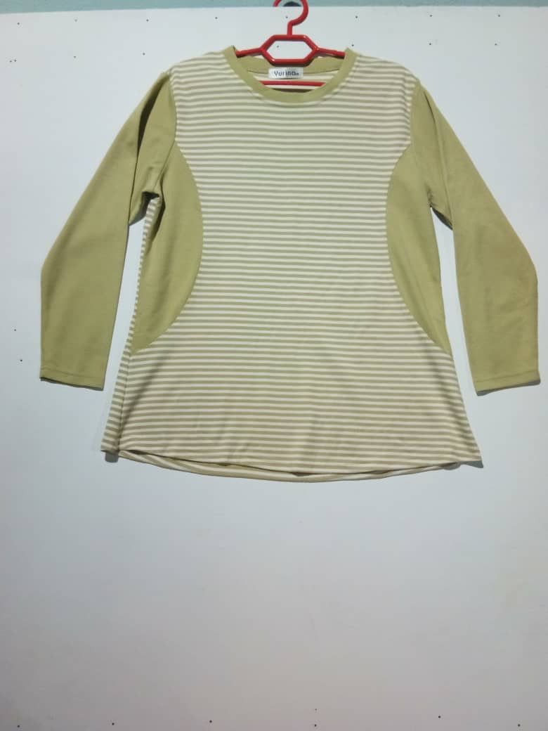 Designer × Japanese Brand Yurina Striped Long Sleeve T-Shirt Size US L / EU 52-54 / 3 - 4 Thumbnail