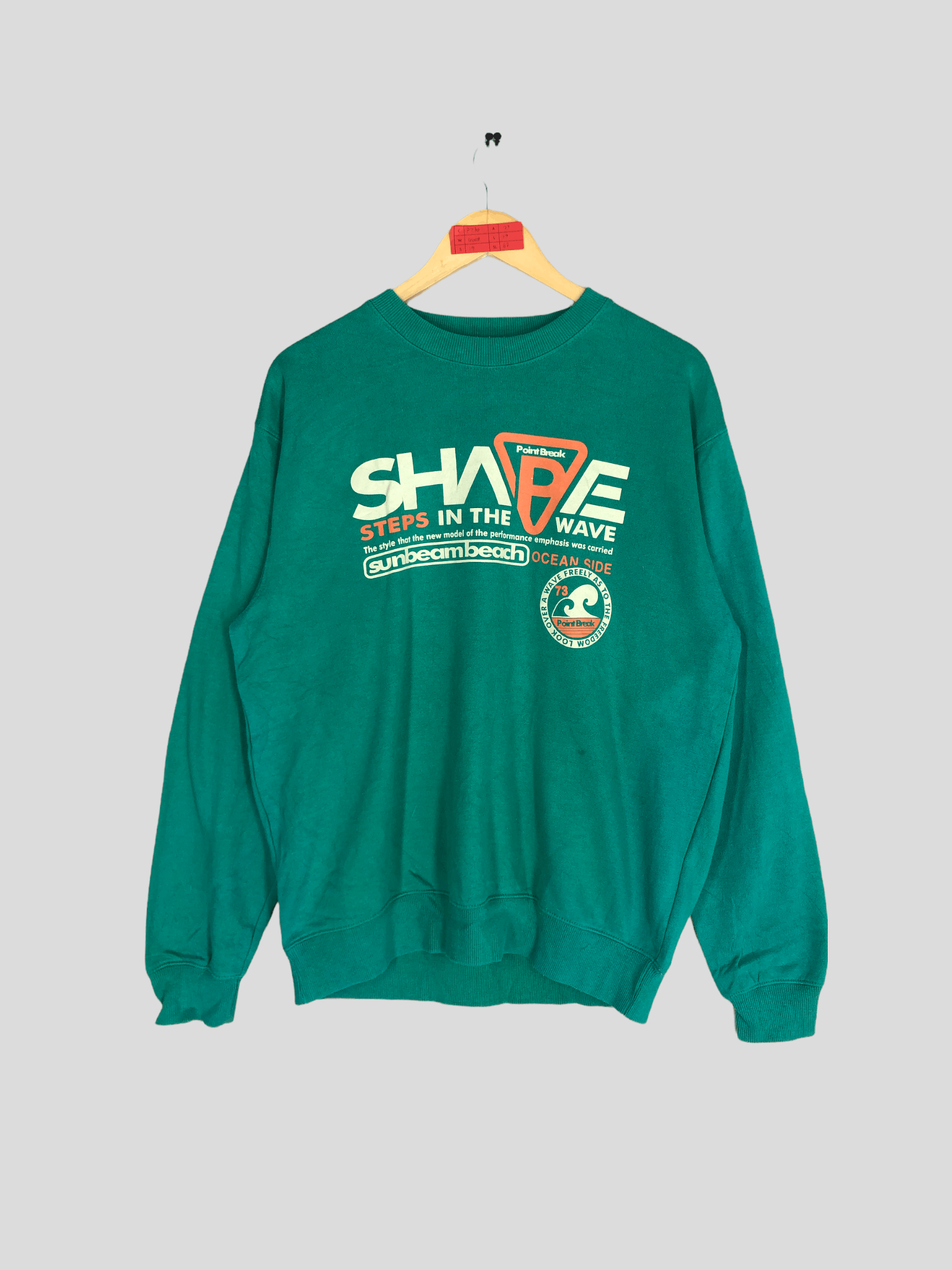 Vintage Natural Clothes Style Sweatshirt Size L