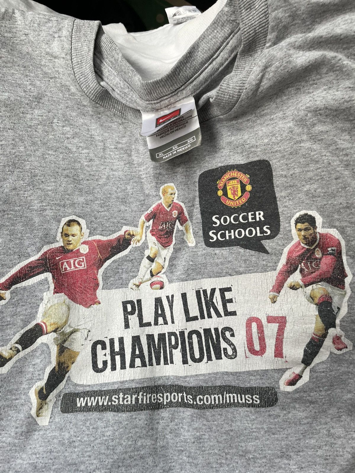 Vintage Nike Manchester United Soccer Tee