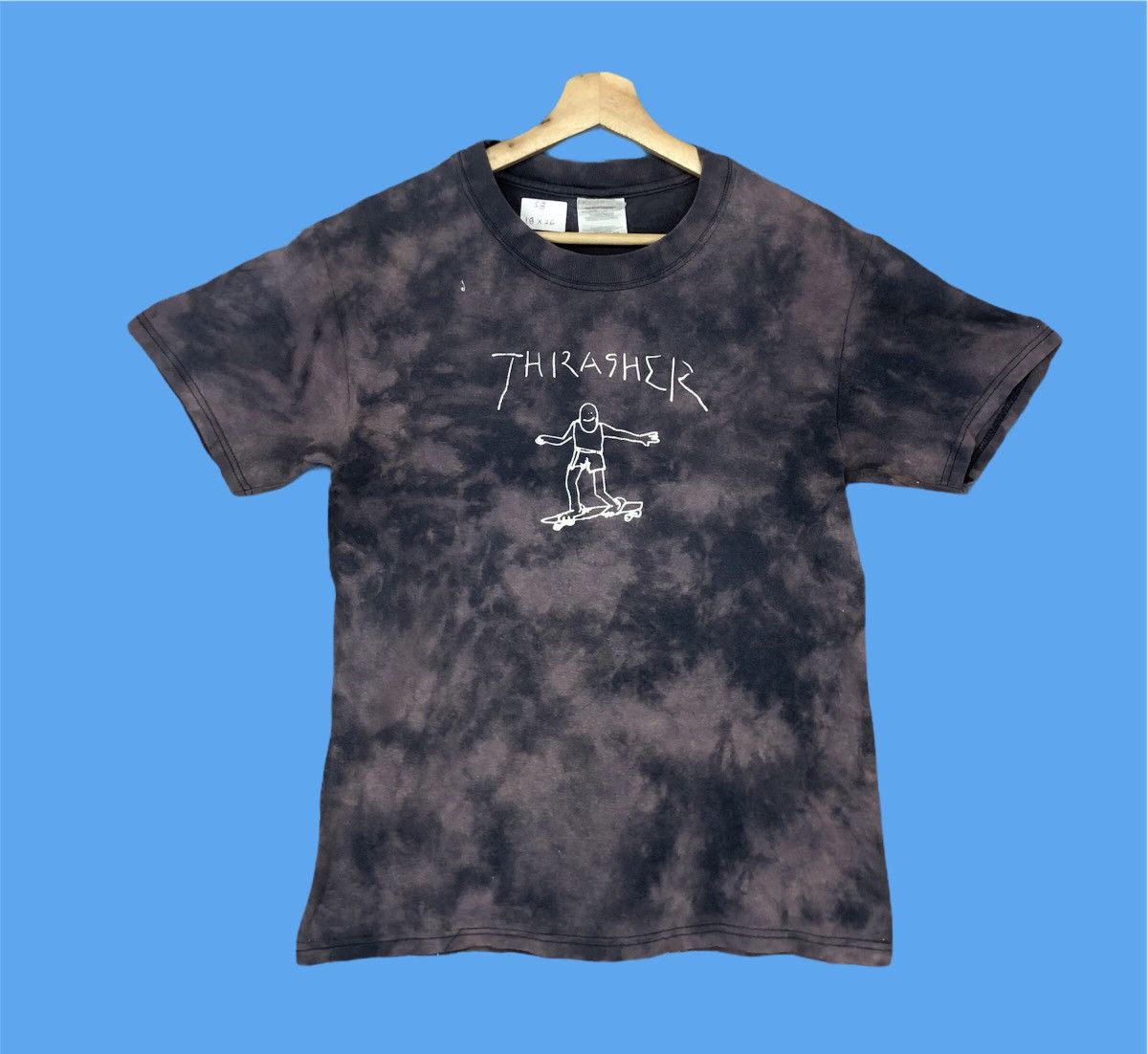 Vintage Thrasher Acid Wash Tie Dye T shirt S Size